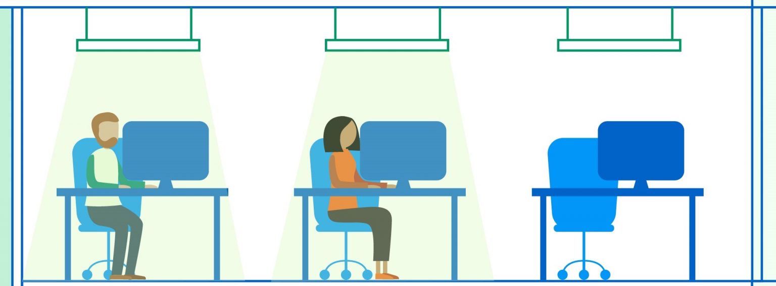 Are your workplace LED lights too bright? Energy Solutions Oxfordshire